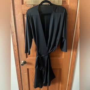 Park & Pearce black wrap dress